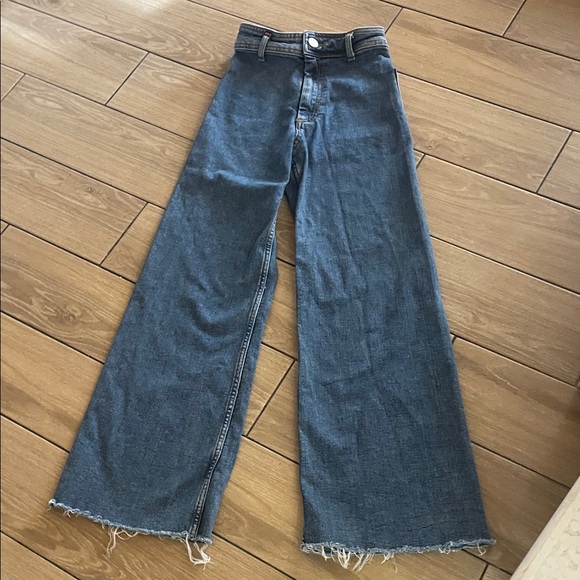 Zara Denim - Zara Dark Blue Flare Jeans